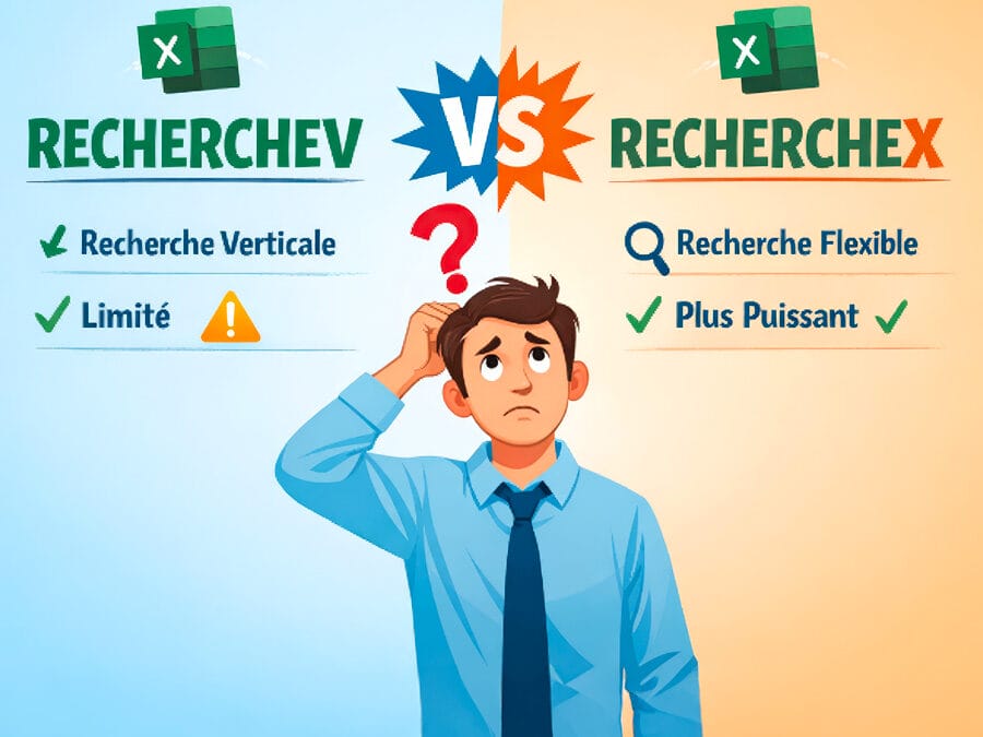 EXCEL – Fonction RECHERCHEV vs RECHERCHEX